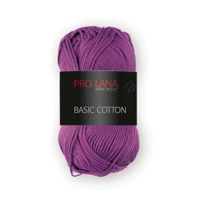 Afbeelding van Pro Lana Basic Cotton Ca. 125 m 50 g (0045 paars)