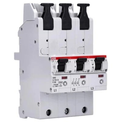 Afbeelding van ABB 2CDS781001R4502 S751 E50 Zekeringautomaat 3 polig 50 A