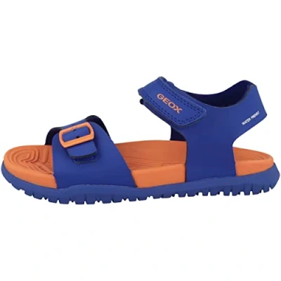 Afbeelding van Geox Fommiex BOY Sandalen voor kinderen, Maat: 24, Royal/orange Pu