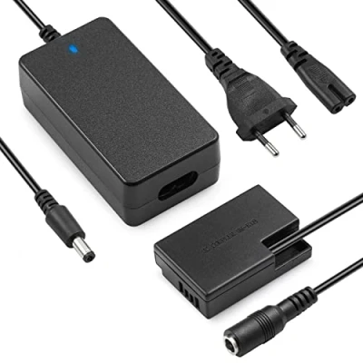 Afbeelding van ENEGON LP E17 DC koppelingsadapterset voor ACK E18 dummy batterij compatibel met Canon Rebel SL2, T6i, T6s, T7i, EOS M3, M5, M6, 200D, 250D, 77D, 750D, 760D, 800D, 8000D, KISS X8i