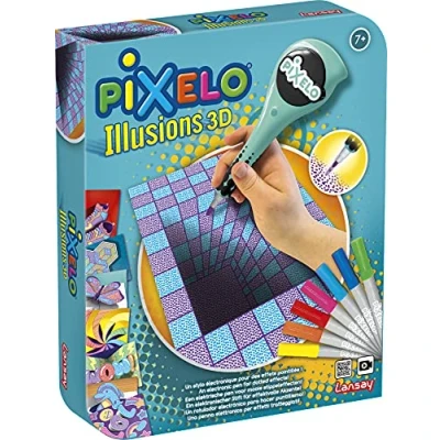 Afbeelding van Tekeningen om te schilderen Lansay Pixelo 3D Illusion