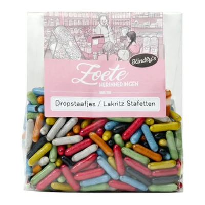 Afbeelding van Kindly&#039;s Dropstaafjes 8x400g