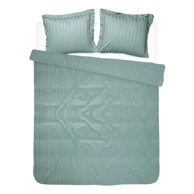 Afbeelding van Damai Linea Dekbedovertrek 200x200/220 cm Tweepersoons Groen + 2 kussenslopen 60x70