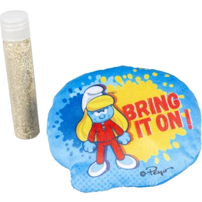 Afbeelding van Smurfs Duvoplus Speelgoed Voor Dieren Kat Smurfin Catnip Speeltje 11x2x9cm Blauw 1st