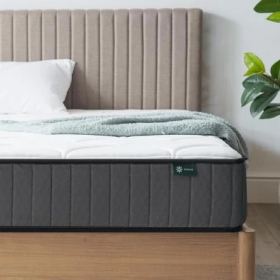 Afbeelding van Zinus Hybride matras, traagschuim, wit, tweepersoonsbed