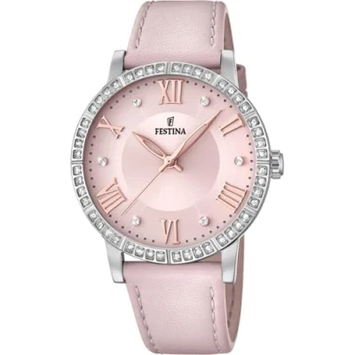 Afbeelding van Festina Analoog kwartshorloge voor dames 32002706, Roze, Eén maat, Armband