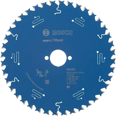 Image de BOSCH 2608644059 lame de scie circulaire Expert pour le bois, 210 x 30 2.8 mm, 40T