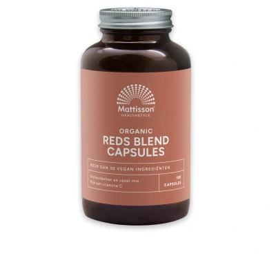 Afbeelding van Mattisson Biologische Reds Blend Vezels &amp; Antioxidanten 180 capsules