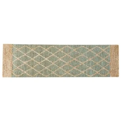 Afbeelding van TELLIKAYA Laagpolig vloerkleed Beige 80 x 300 cm Jute