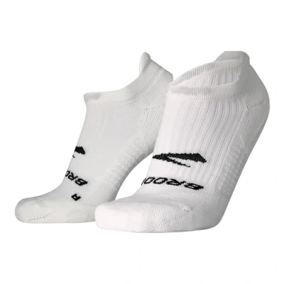 Afbeelding van Brooks Ghost NO SHOW Sportsokken, Maat: 41 44, White