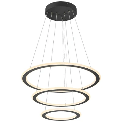 Afbeelding van SLV ONE FLAT 1007701 Hanglamp LED 58 W Zwart