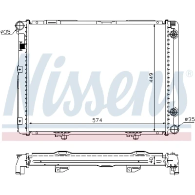 Afbeelding van Nissens Radiateur 62721A