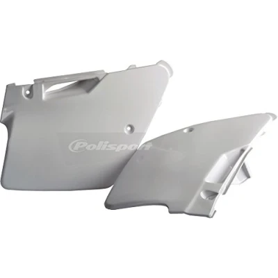 Afbeelding van Polisport Zijnummerplaten Suzuki RM125 RM250 2001 2008 Wit