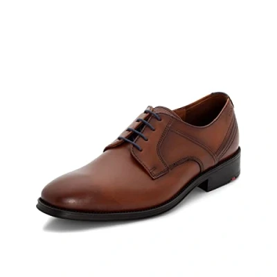Afbeelding van Lloyd Veterschoenen, Heren, Maat: 44, Cognac Leer