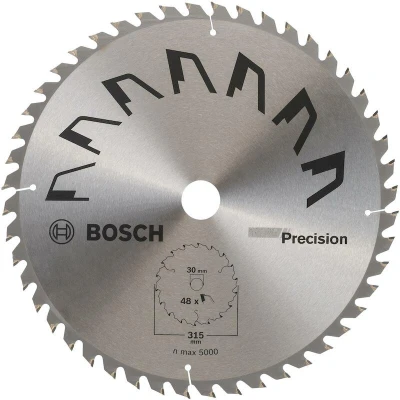 Afbeelding van BOSCH 2609256937 Precision cirkelzaagblad voor hout 315 3,2 mm, 48T