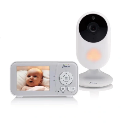 Afbeelding van Alecto Babyfoon met Camera 2,8&quot; scherm 19 uur stand by tijd DVM2028 Wit