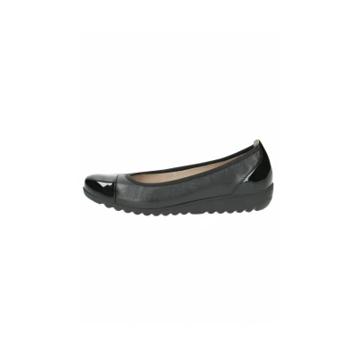 Afbeelding van Caprice Ballerina&#039;s, Dames, Maat: 38, Black nappa co Leer