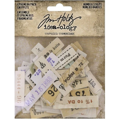 Afbeelding van Idea ology Ephemera Snippets Number Strips