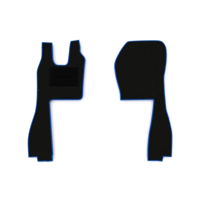 Afbeelding van F CORE VELOUR MT31 BLUE Vloermatset Textiel Voor 2 Lichtblauw Op maat gemaakt