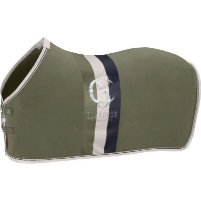 Afbeelding van Eskadron Zweetdeken Classic Sports Fleece Stripe Shetty Dusty Olive