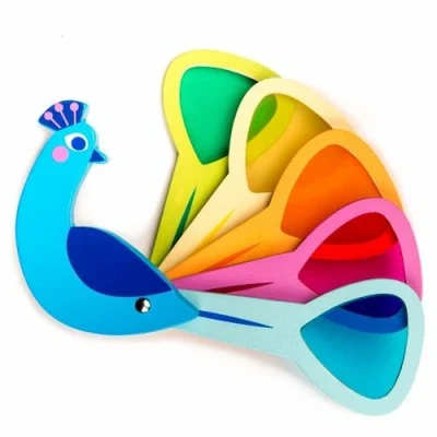 Afbeelding van Tender leaf toys pauwenkleuren