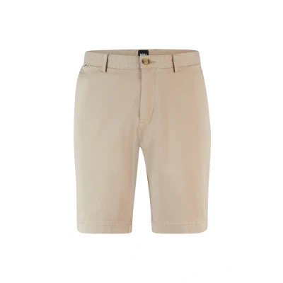 Afbeelding van BOSS Slice Shorts, Heren, Maat: 48, Open beige
