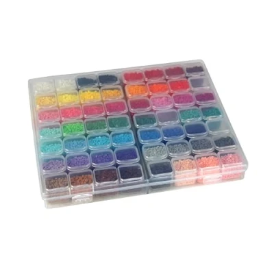 Afbeelding van Pracht Creatives Hobby Diamond Painting 6041 56001 opbergdoos voor diamanten, 56 vakken, meerkleurig, klein