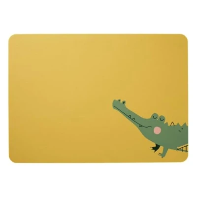 Afbeelding van ASA Croco Krokodil Placemat 33 X 46 Cm Geel