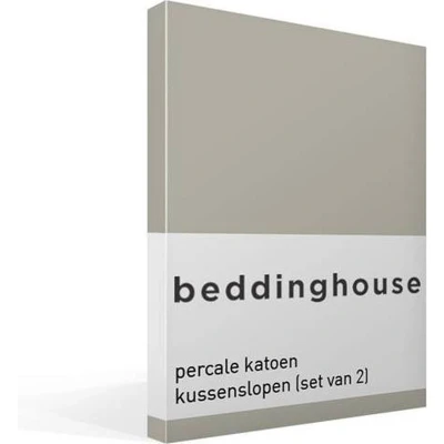 Afbeelding van Beddinghouse Percale katoen Kussenslopen Set van 2 60x70 cm Sand