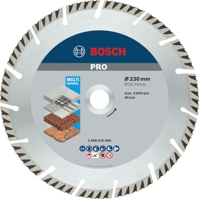 Image de BOSCH 2608615066 Disque de coupe diamanté Standard pour Universal 230 x 22,23 2,6 10 mm (10 pcs)