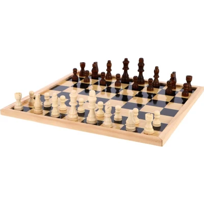 Afbeelding van Dam / Schaakbord + stenen 40x40cm