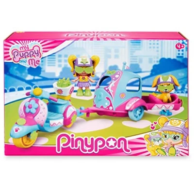 Image de Poupée Pinypon Coffret Moto My Puppy and me