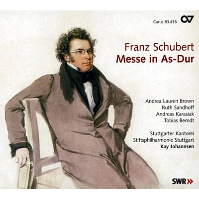 Afbeelding van Stuttgarter Kantorei, Stiftsphilharmonie Stuttgart, Kay Johannsen Schubert: Mass In A Flat D 678 (CD)