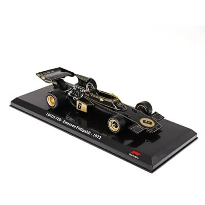 Afbeelding van Formule 1 1/24 auto compatibel met Lotus 72D Emerson Fittipaldi 1972 OR026