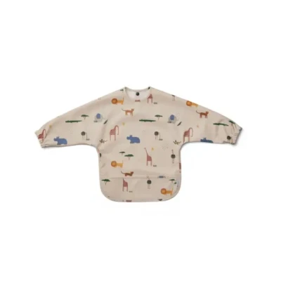 Afbeelding van Merle Mouwslab Cape Bib Safari Sandy Mix Liewood
