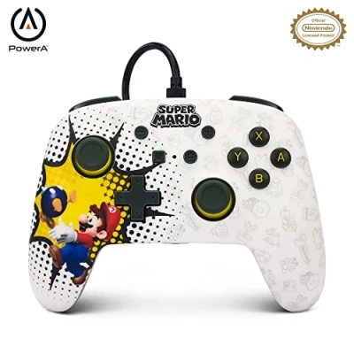 Afbeelding van PowerA Geavanceerde Bedrade Gamecontroller voor Nintendo Switch Bob omb Blast Super Mario Bros
