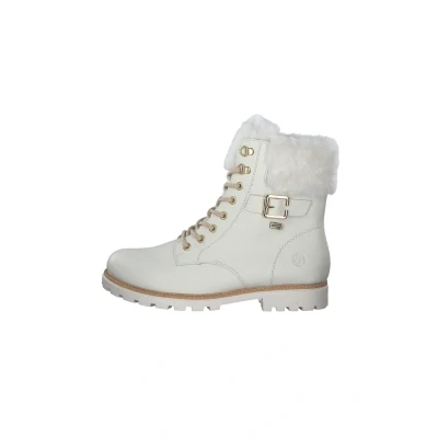 Afbeelding van Remonte Overknee laarzen, Dames, Maat: 39, Dirtywhite bianco Leer en textiel