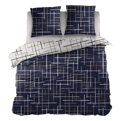 Afbeelding van Snoozing Raoul Dekbedovertrek Eenpersoons 140x200/220 cm Blue