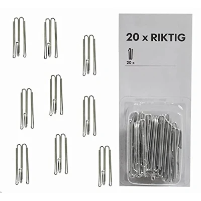 Afbeelding van IKEA RIKTIG gordijnhaak 20 stuks