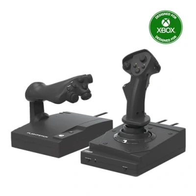 Afbeelding van HORI HOTAS Vluchtstick (PC, Xbox serie X, S, One S), Controller, Zwart