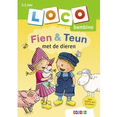 Afbeelding van Zwijsen Loco Bambino Oefenboekje Fien En Teun Met De Dieren