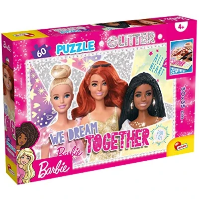 Afbeelding van Barbie Glitterpuzzel, 60 stukjes, selfie