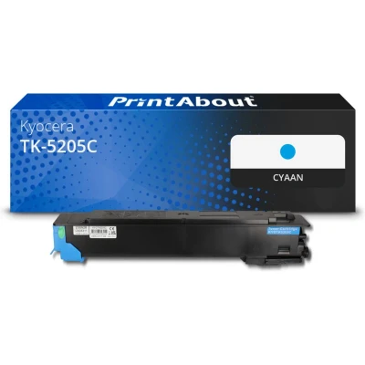 Afbeelding van Huismerk Kyocera TK 5205C Toner Cyaan