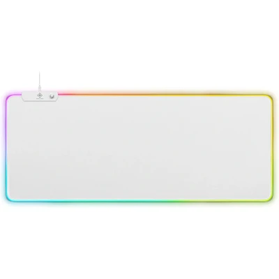 Afbeelding van Deltaco Gaming Muismat XL RGB 90x36cm Wit