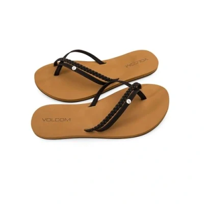 Afbeelding van Volcom Thrills II Teensandalen, Dames, Maat: 40, Black