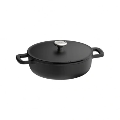 Afbeelding van LEO RECYCLED Sauteerpan antikleef met dubbele handgreep deksel Phantom 28cm