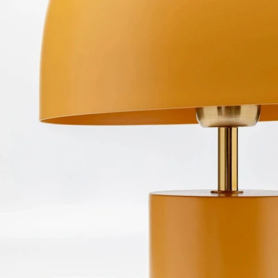 Afbeelding van KARE tafellamp Loungy, oranje, staal, hoogte 38 cm