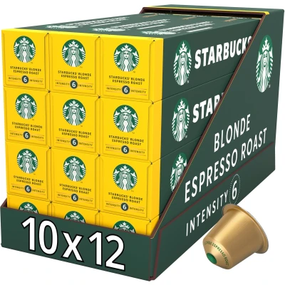 Afbeelding van Starbucks by Nespresso Blonde Espresso Roast capsules 120 koffiecups