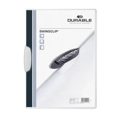 Afbeelding van Durable 226002 Swingclip PP klemmap, tot 30 DIN A4 vellen, wit, 25 stuks