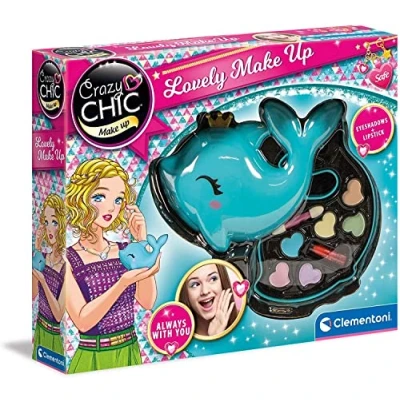Afbeelding van Clementoni Make up Lovely Dolfijn Meisjes 27 X 22 Cm 8 delig